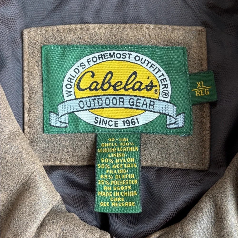 Cabela’s leather jacket